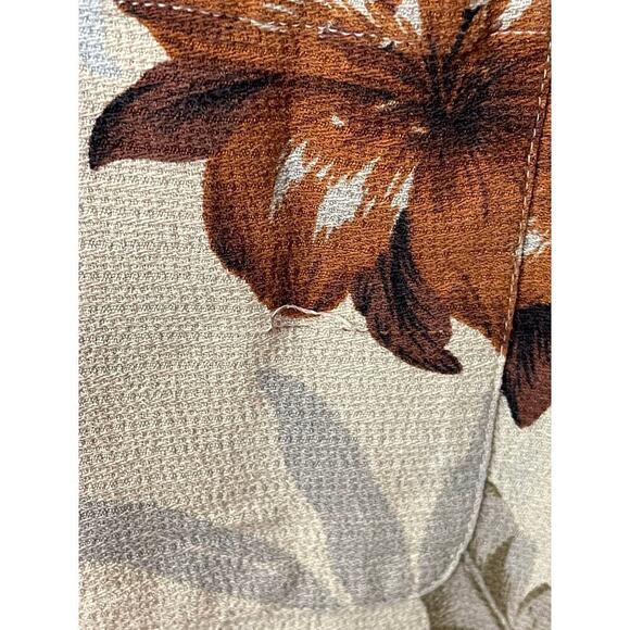 Banana Cabana Tan Short Sleeve Hawaiian Shirt Men's Size XXL - Picture 6 of 6